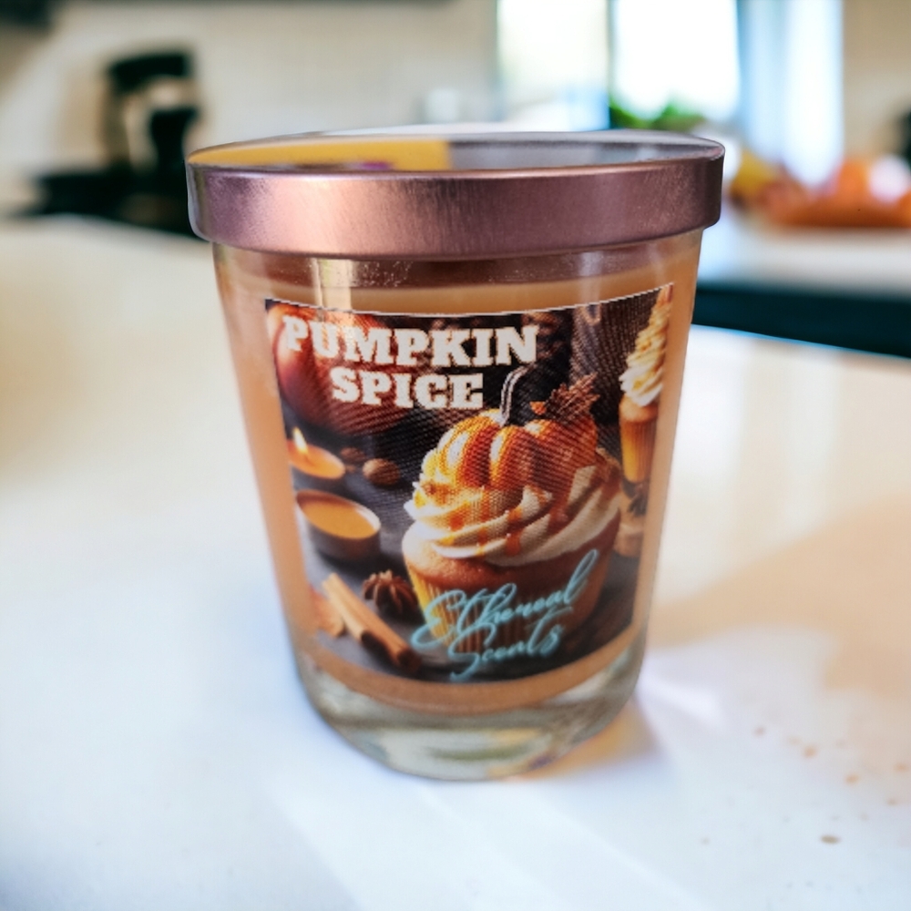 Pumpkin Spice Wooden Wick Candle 13.5oz
